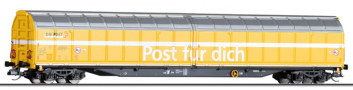 krytý nákladní vůz s posuvnými bočnicemi „Post für dich“, typ Habbillnss