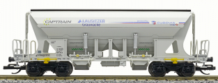 nákladní samovýsypný vůz s potiskem „Captrain/Eurovia“, typ Faccns
