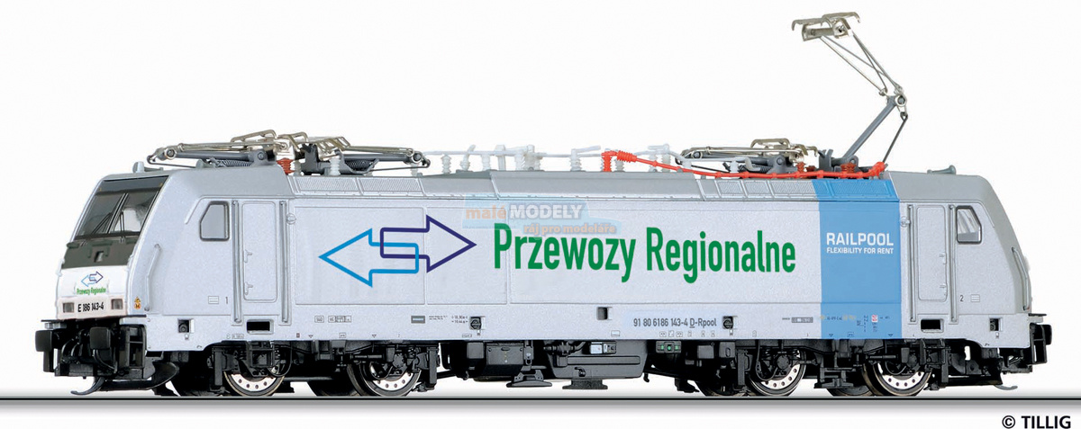 Elektrická lokomotiva E186 Przewozy Regionalne - (31.03.2015)