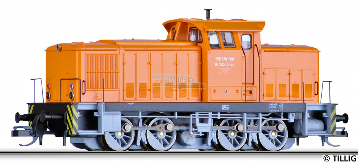Dieselová lokomotiva Di 482, BKK Bitterfeld, Galeriemodell