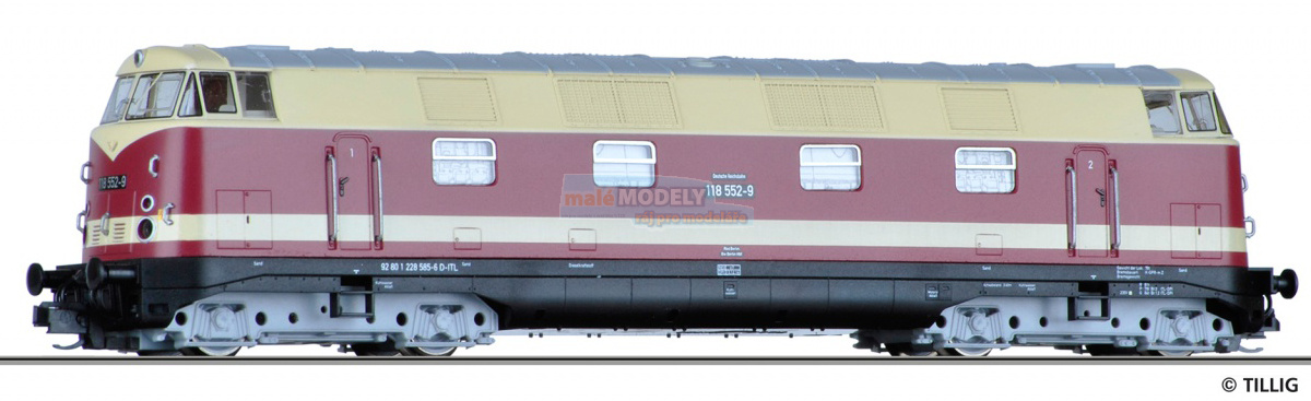 Dieselová lokomotiva BR 118, Galeriemodell