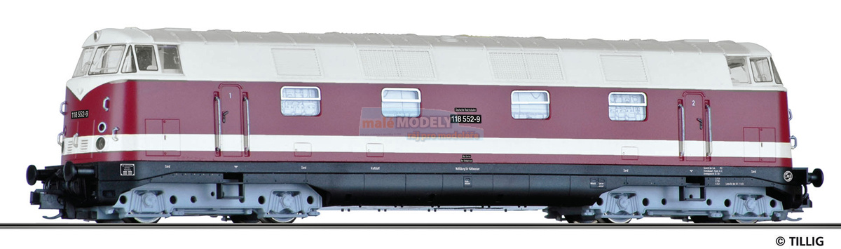 Dieselová lokomotiva 118 552-9 - (31.03.2017)