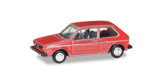 Auto osobní VW Golf I - marťanská červená