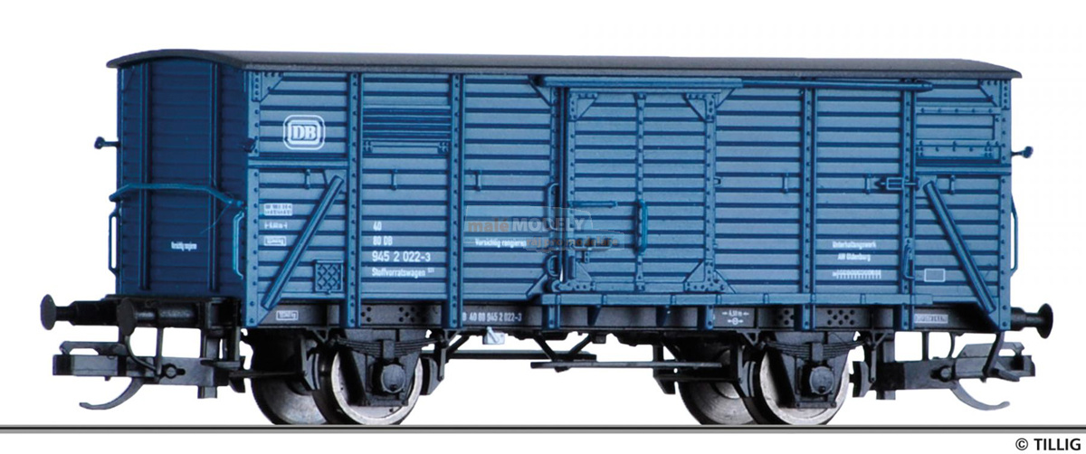 Krytý nákladní vůz do pracovního vlaku, Tillig-TT-Club