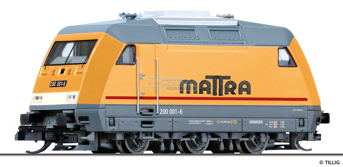 Dieselová lokomotiva 200 001-6 MATTRA (31.03.2018)