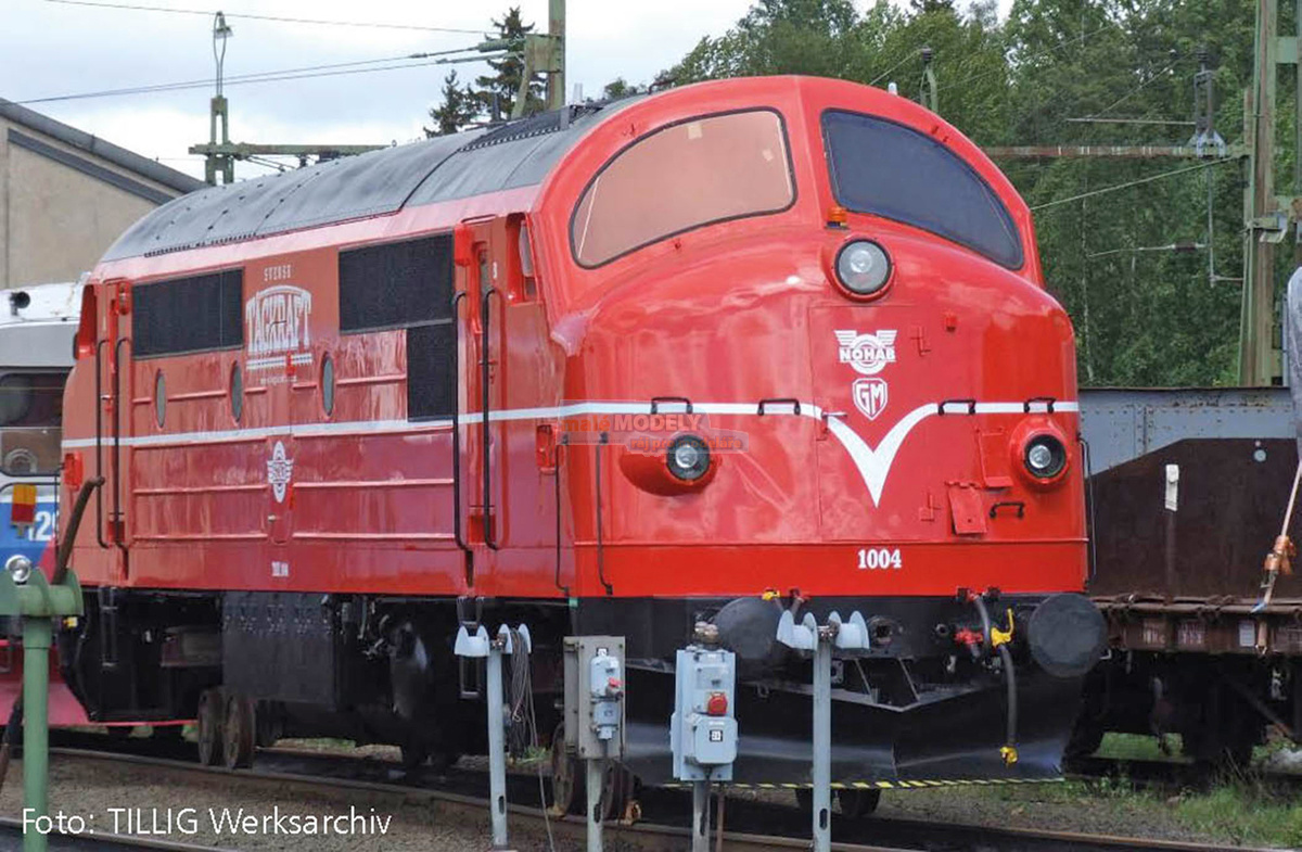 Dieselová lokomotiva 1004 Tagkraft A.B. (31.03.2018)