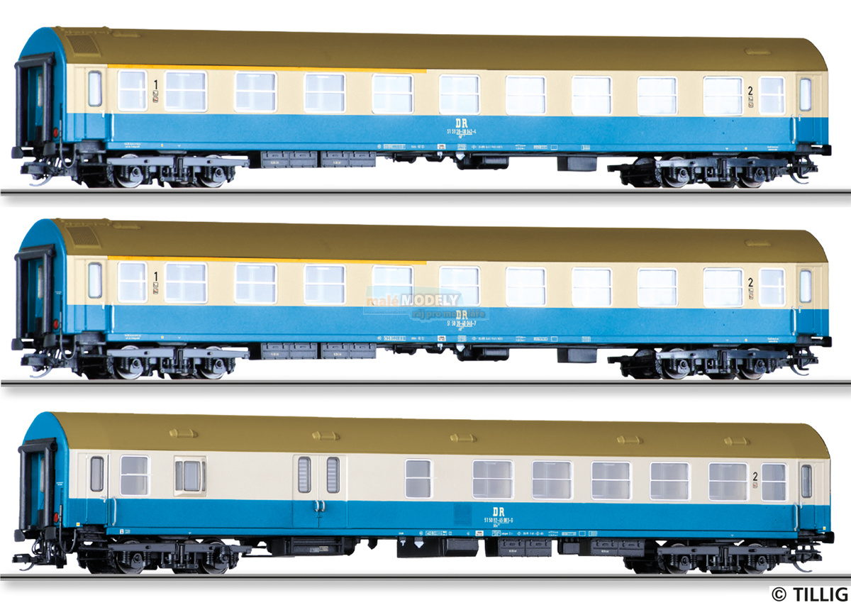 Set tří vozů <b>Ausleihwagen</b>, typ Y/B 70 - (31.03.2019)