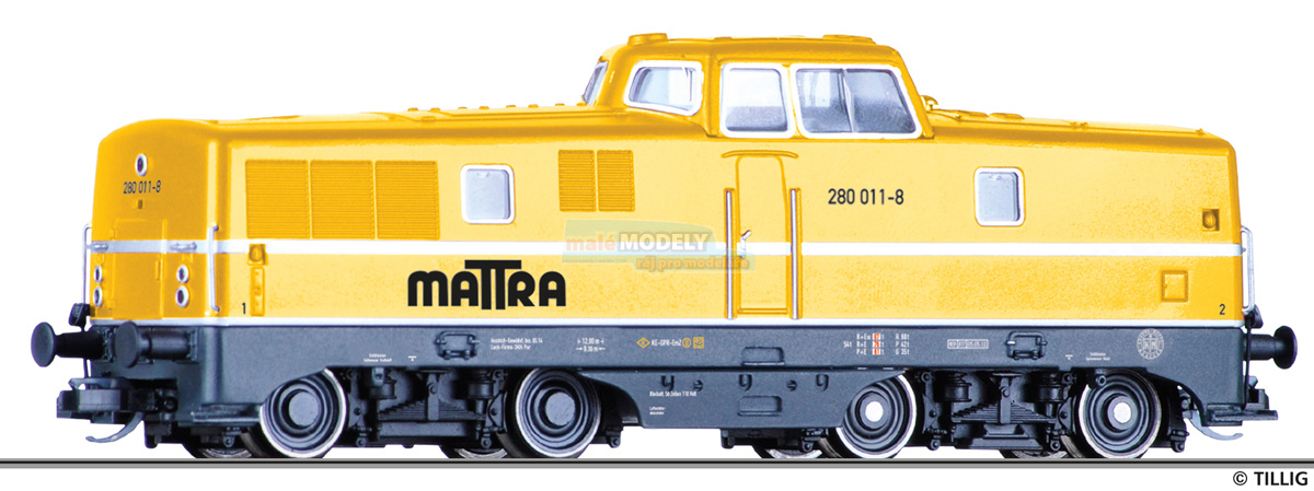 Dieselová lokomotiva BR 280 MATTRA - (31.03.2020)