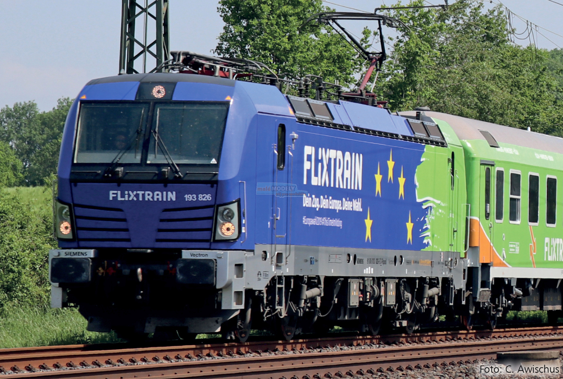Elektrická lokomotiva 193 826  „FLIXTRAIN Europa“, RAILP00L GmbH - (31.03.2021)