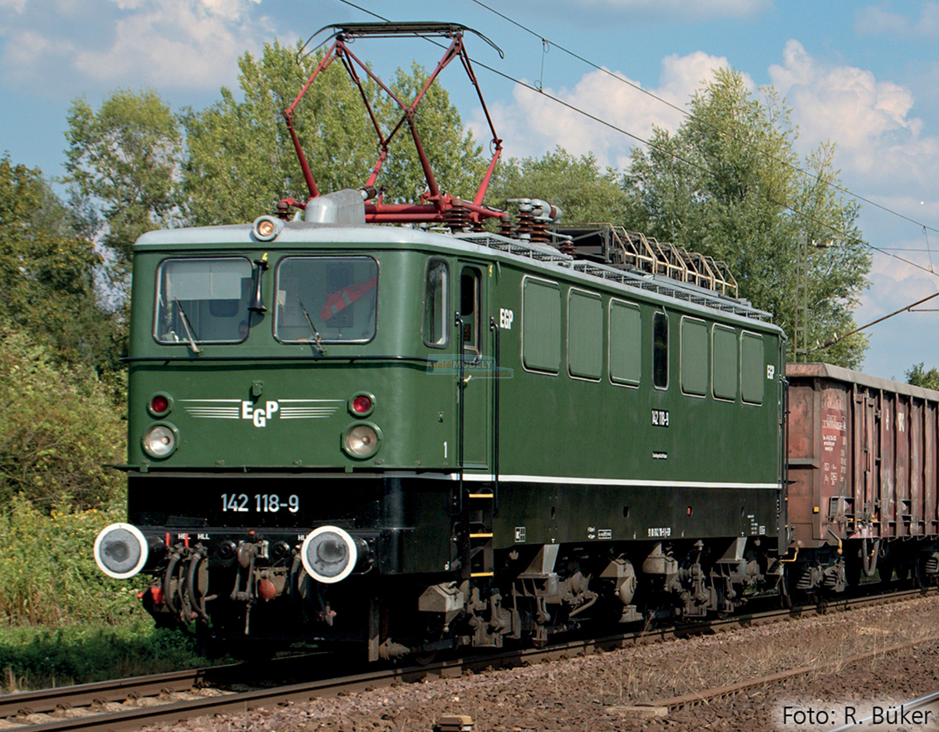 Elektrická lokomotiva 142 118-9, Eisenbahn Gesellschaft Potsdam mbH (EGP) - (31.03.2021)
