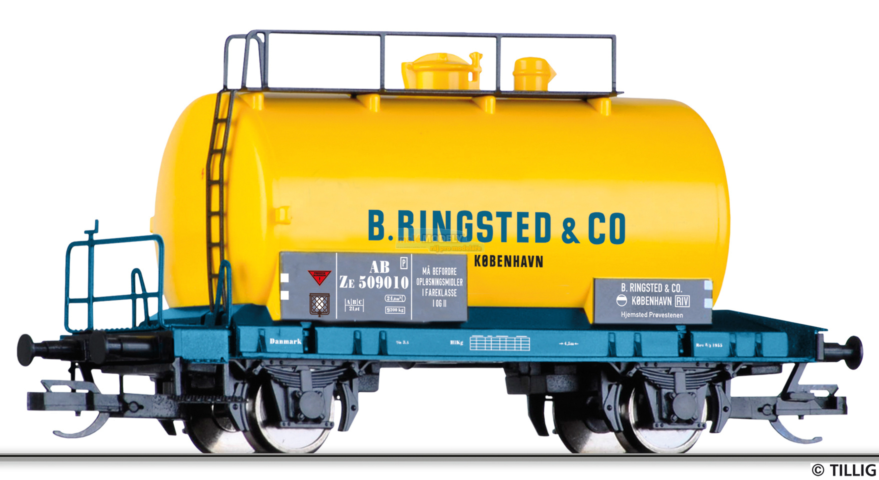 Cisternový vůz „ZE B. Ringsted & Co. Kobenhavn“, Amagerbahnen