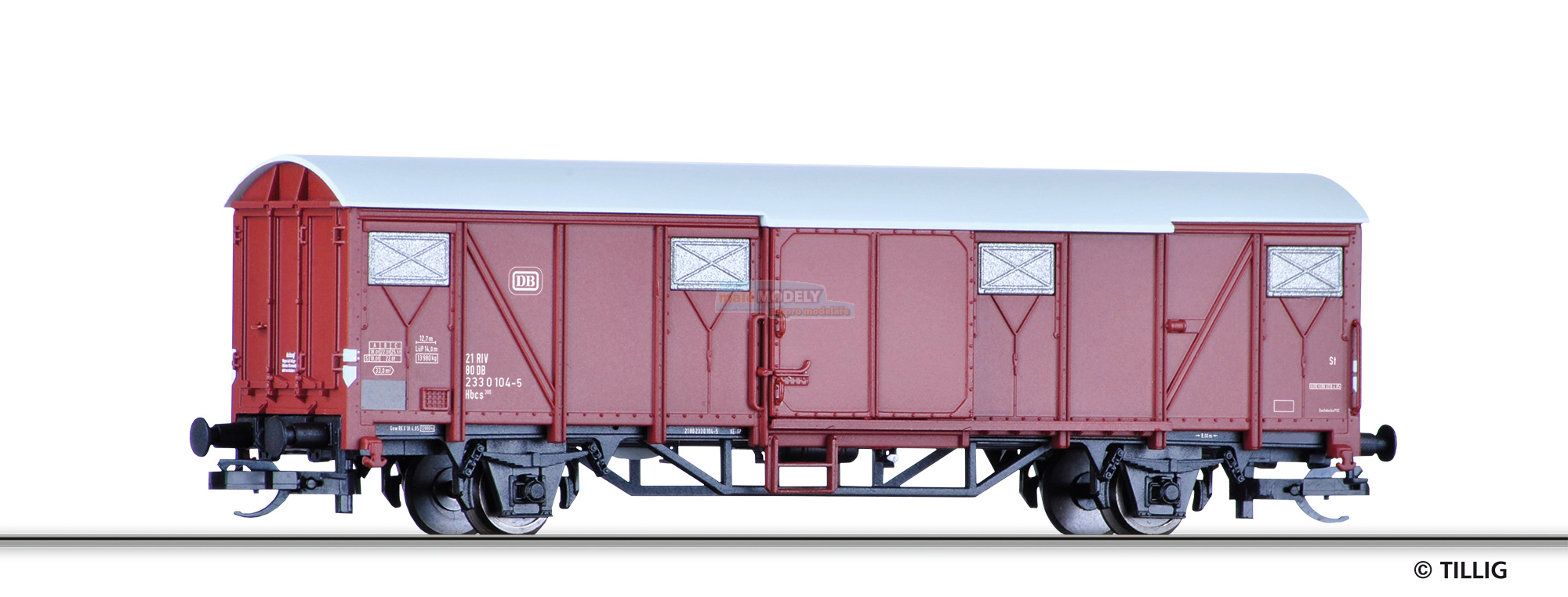 Gedeckter Güterwagen Hbcs 300 der DB, Ep. IV