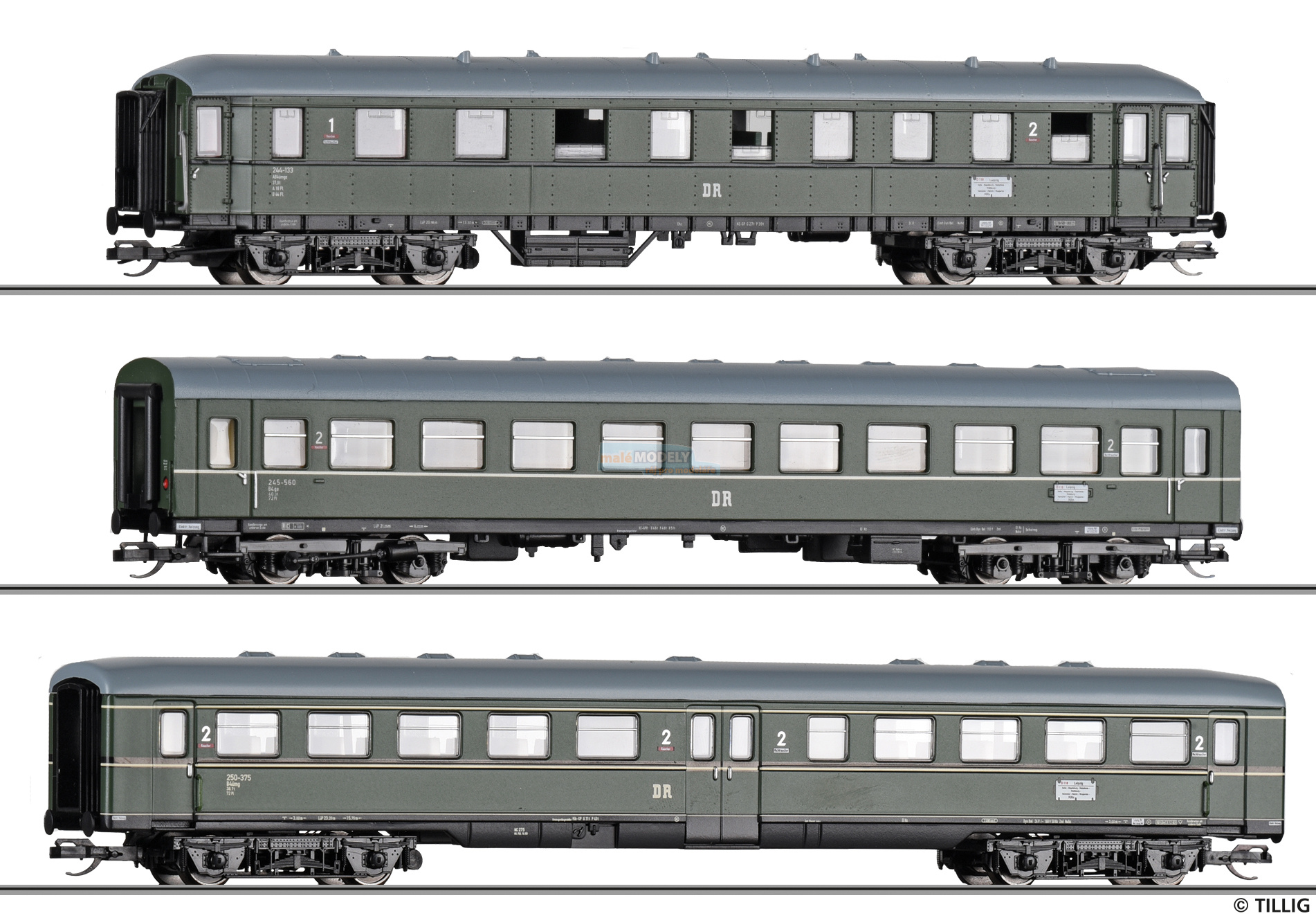 Set tří osobních vozů „D 118 Leipzig-Köln“, 2. část - (31.03.2023)
