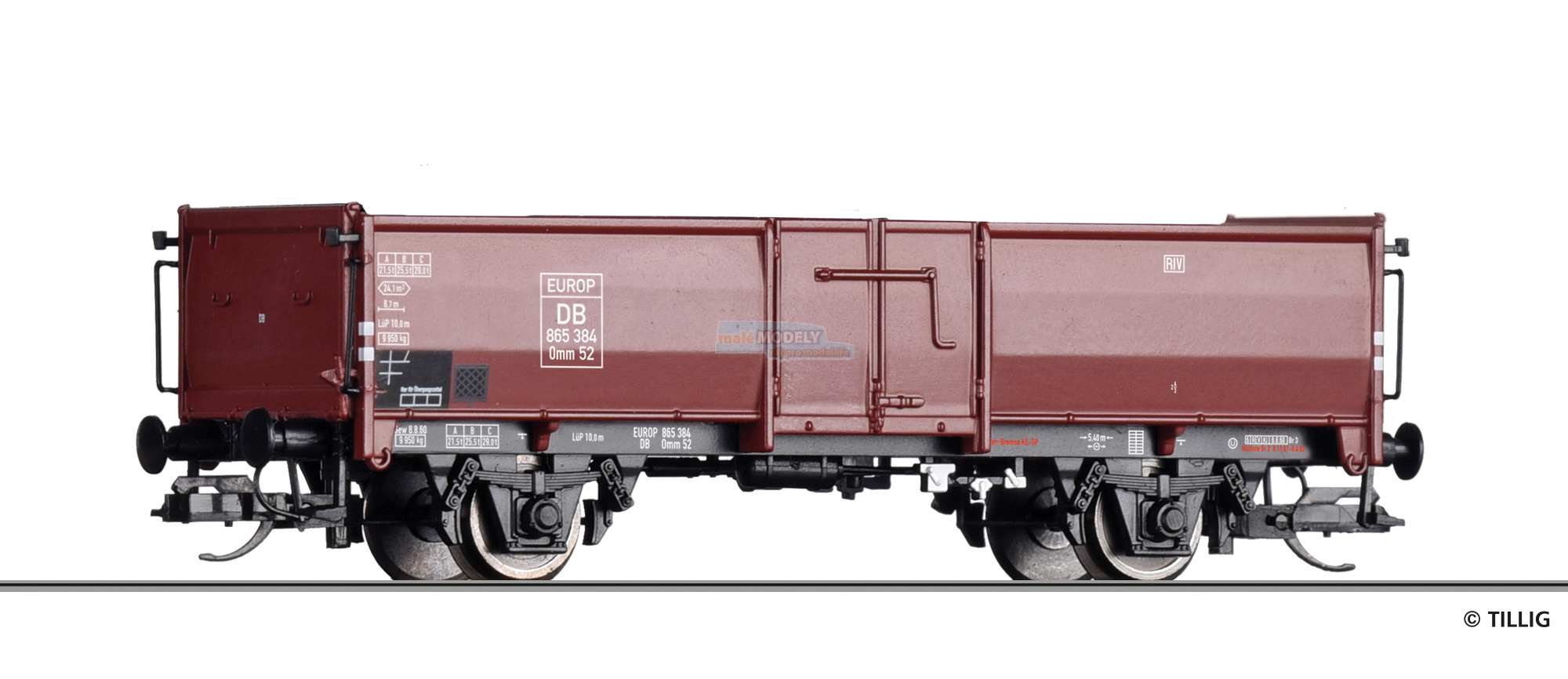 Offener Güterwagen Omm 52 der DB, Ep. III