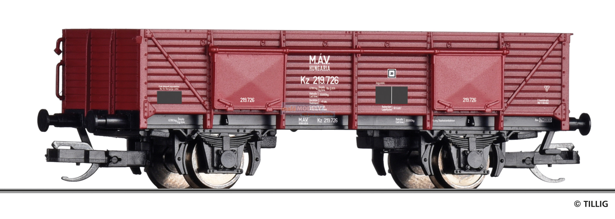 Offener Güterwagen Kz der MAV, Ep. II