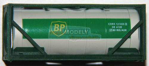 kontejner BP - šedý v zelené