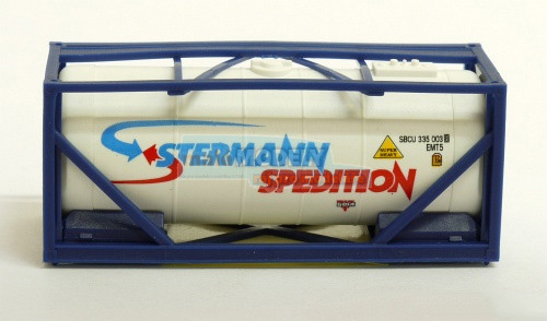 kontejner STERMANN SPEDITION - bílý v modré