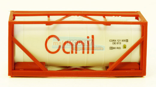 kontejner CANIL - bílý v červené