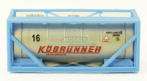 kontejner KUBRUNNER - stříbrný v modré
