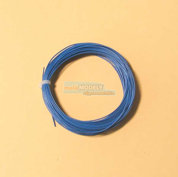 Kabel modrý 10 m, 0,14 mm2