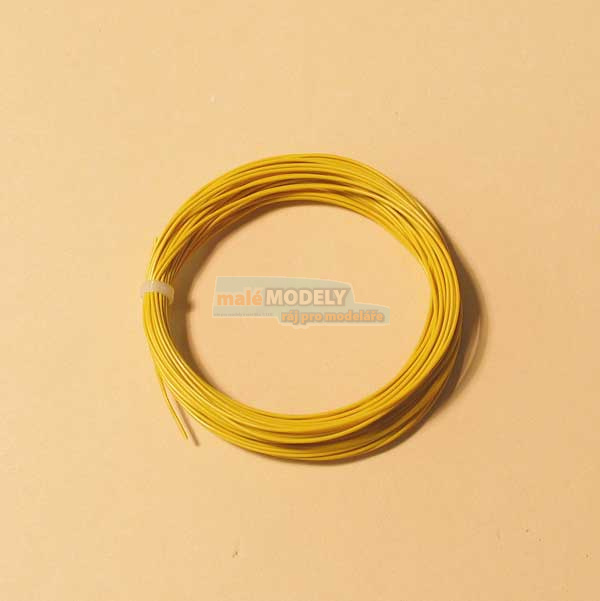 Kabel žlutý 10 m, 0,14 mm2