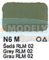 Barva akryl N6 M šedá