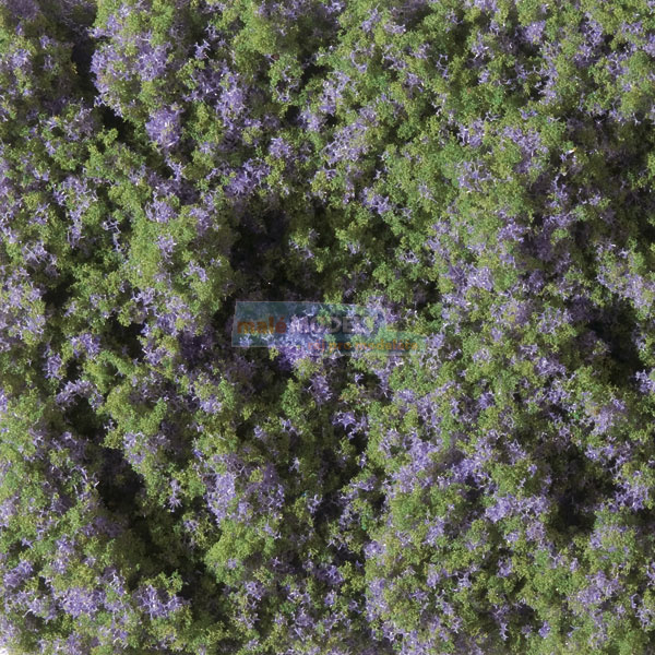 Koberec - Květinový fialový 9,5 x 15 cm