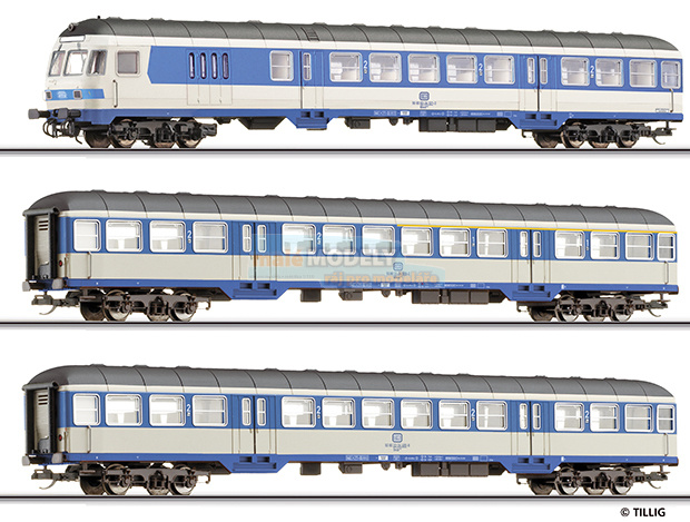 Set osobních vozů s elektrickou lokomotivou, (31. 03. 2013)