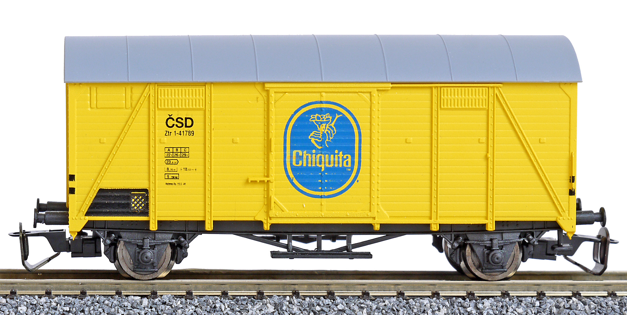 Krytý nákldní vůz řady Ztr - Chiquita