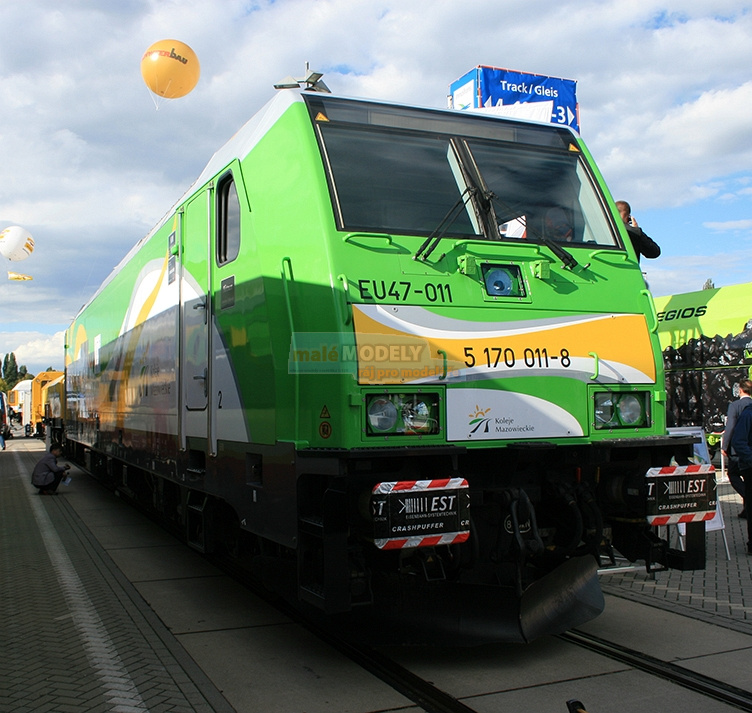 Elektrická lokomotiva řady 170 <b>Koleje Mazowieckie</b> - (31.03.2014)