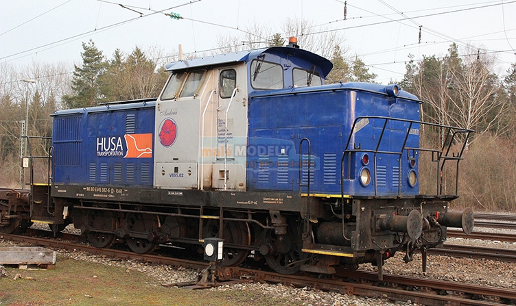 Dieselová lokomotiva V655.02 <b>HUSA Transportation Group</b> - (31.03.2014)