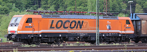 Elektrická lokomotiva 189 820 <b>LOCON</b> s nápisem Lokfürer gesucht - (31.03.2014)
