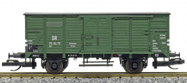 krytý nákladní vůz zelený do pomocného vlaku „Hilfszug“, typ Gerätewagen