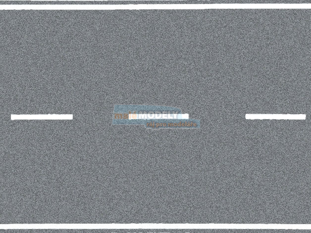 Silnice - šedá 80mm x 1m