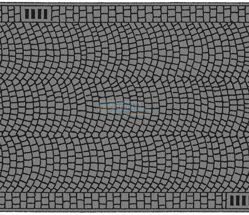 Silnice - dlažba 66mm x 1m