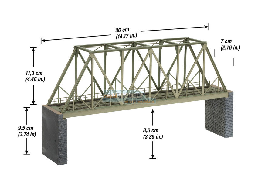 Příhradový most rovný