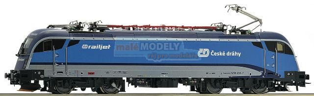 Elektrická lokomotiva řady 1216 Railjet se zvukem