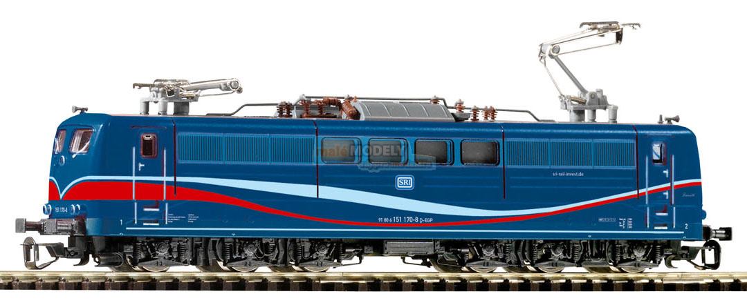 Elektrická lokomotiva BR 151 SRI modrá