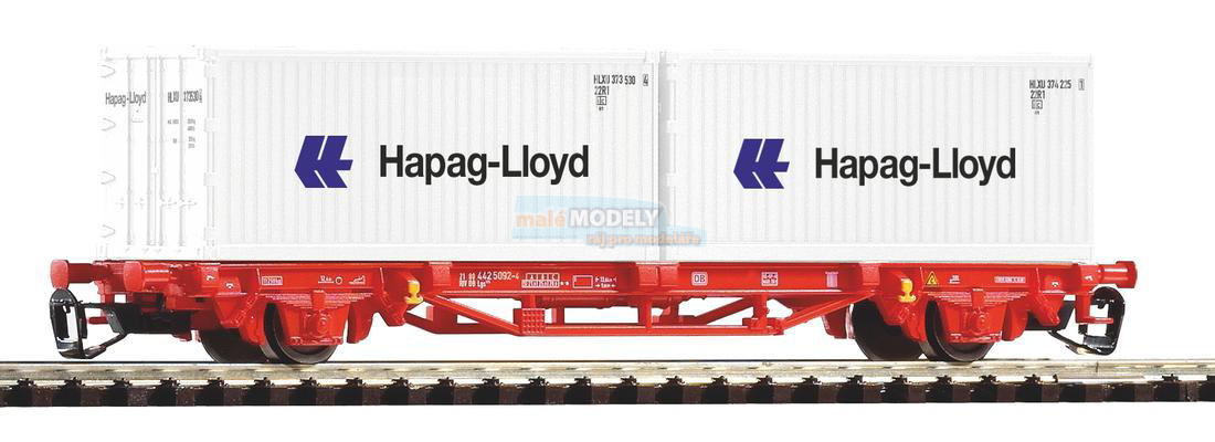 Kontejnerový vůz 2x20 Hapag Lloyd