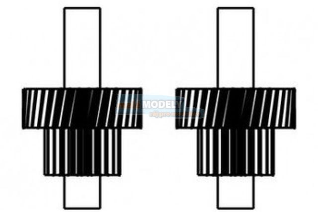 Sada ozubených kol pro BR 64 -  2 ks