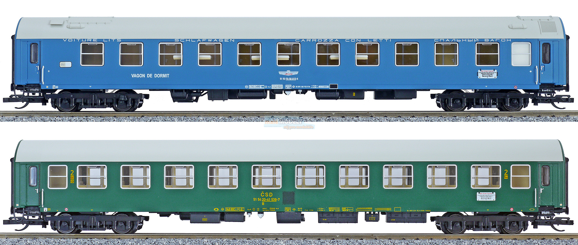 Set 2 osobních vozů <b>Balt-Orient-Express 3</b> - (31.03.2015)