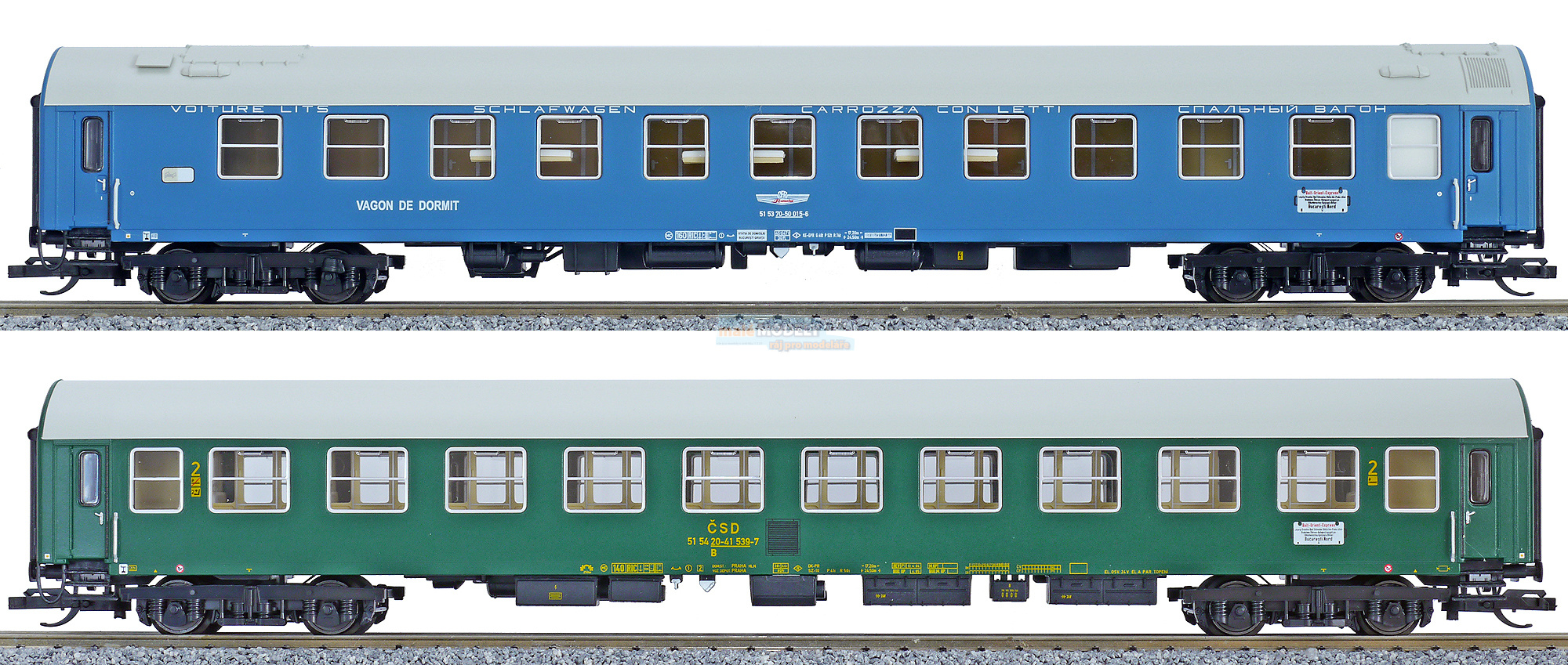 Set 2 osobních vozů <b>Balt-Orient-Express 3</b> - (31.03.2015)