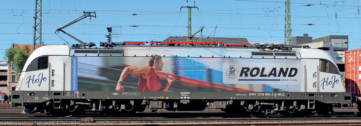Elektrická lokomotiva 1216 955 <b>ROLAND</b> WLC - (31.03.2015)