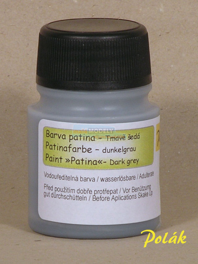 Barva patina - Šedá tmavá 50ml