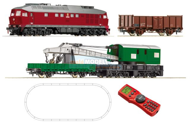 Digitální start set dieselové lokomotivy T679 a nákladních vozů, jeřábový vůz - multiMAUS