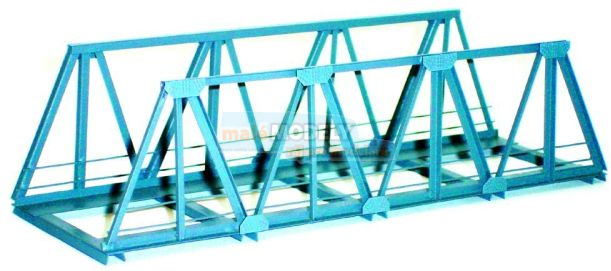 Sešněrovaný most, rovný, ocelový