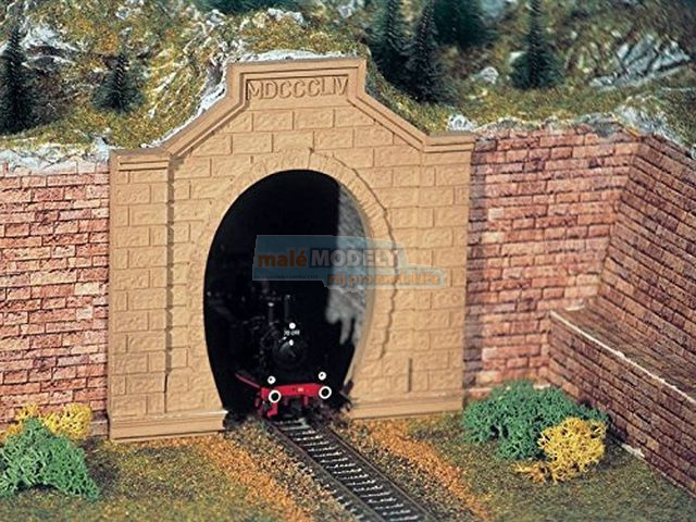 Portál tunelu Rheintal, jednokolejný