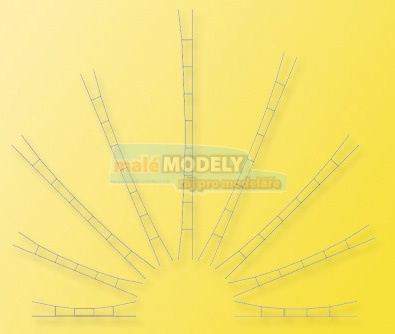 Trolejové vedení, uvinerzální 163 mm -179 mm (5 ks)