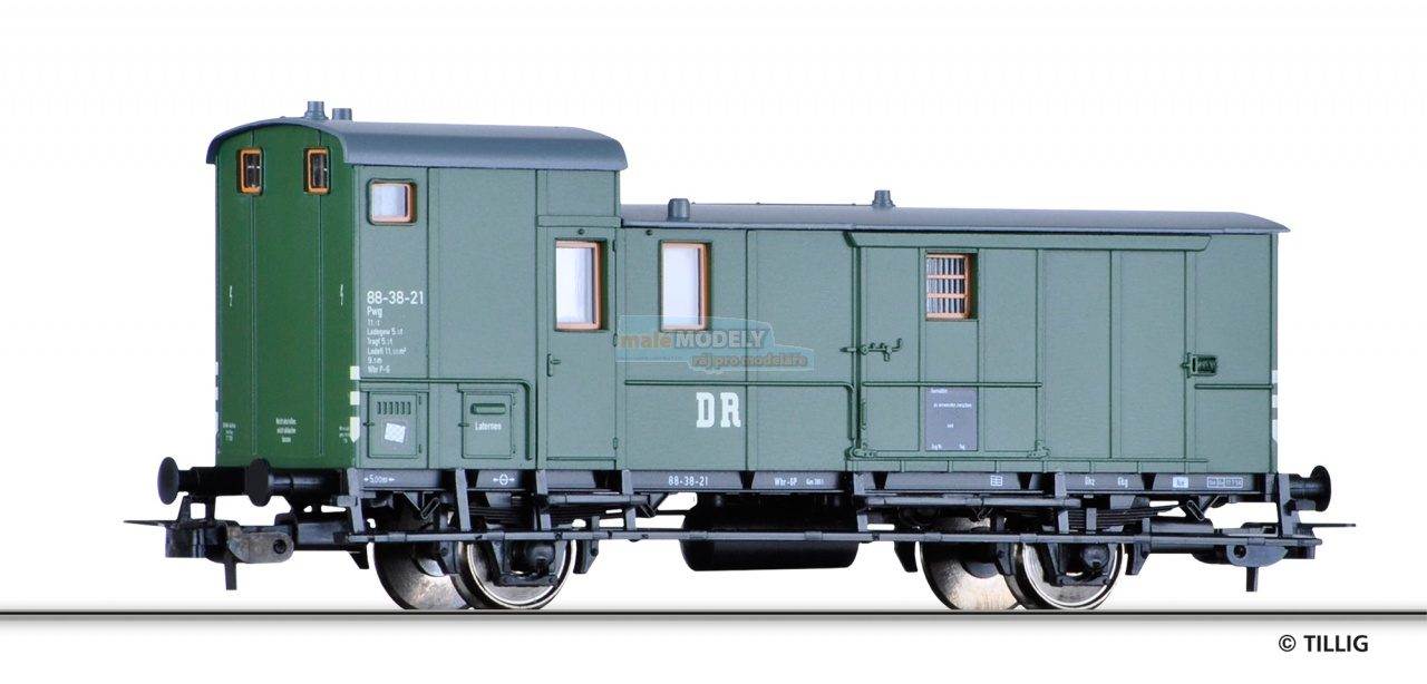 Packwagen (ex Pw Sachs 07) der DR, Ep. III