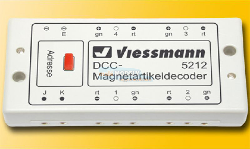 DCC Dekodér pro elektromagnety